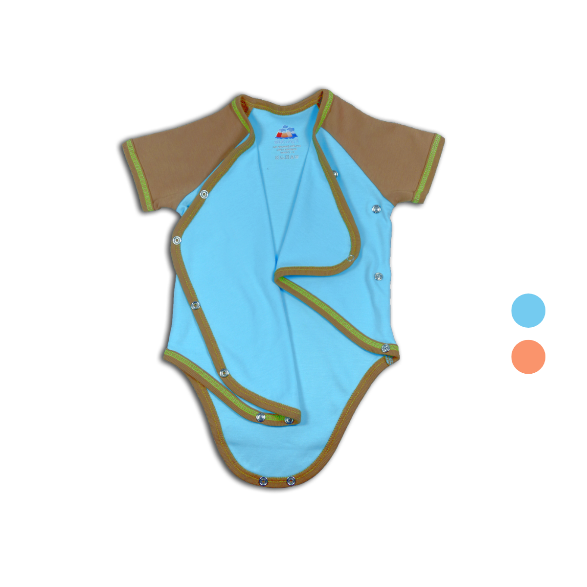 Chill n Feel - Wickelbody kurzarm aus Pima Bio Baumwolle Wickelbody kurzarm aus Pima Bio Baumwolle