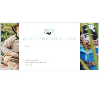 Chill n Feel - Geschenkgutschein zum Ausdrucken_Baby Gutschein