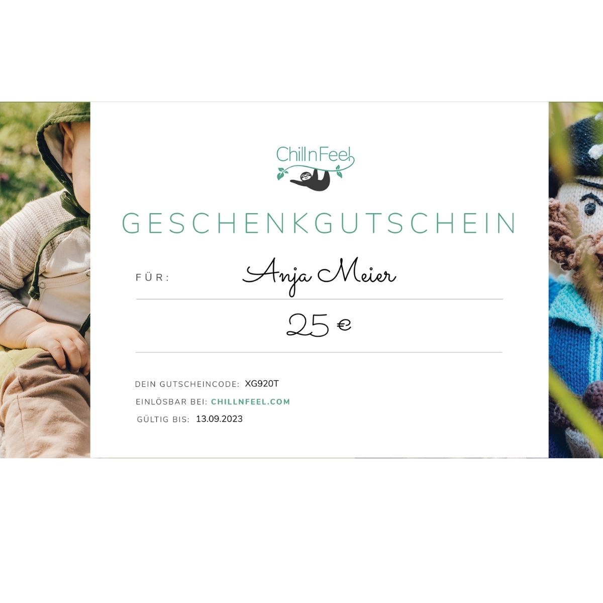 Chill n Feel - Geschenkgutschein Chill n Feel - Geschenkgutschein